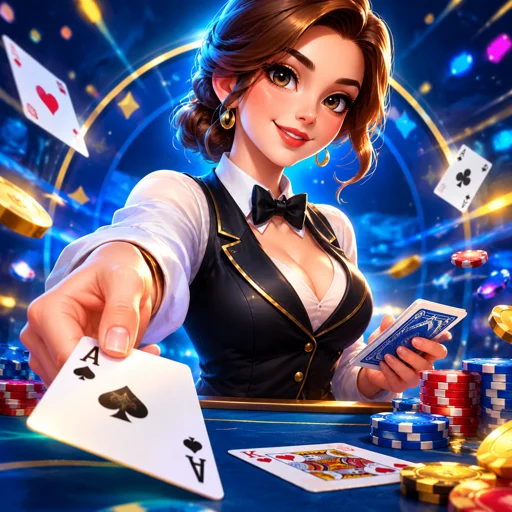 Cartão de slot de jackpot com prêmio acumulado